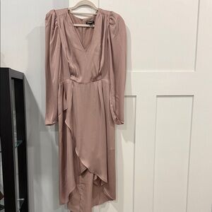 Express Mauve Long Sleeve Dress